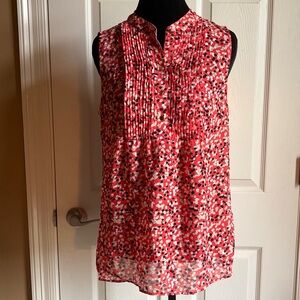 BANANA REPUBLIC FACTORY Pleated Dot Blouse